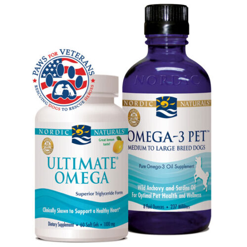 Nordic Naturals Inspires Support for Paws for Veterans